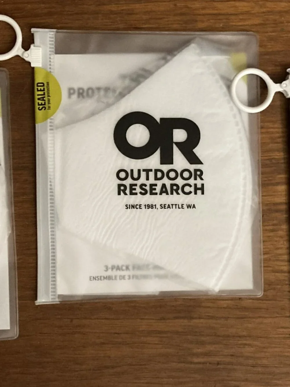 OR Outdoor Research essential face mask filter 3 pack x3 disposable NEW SEALED